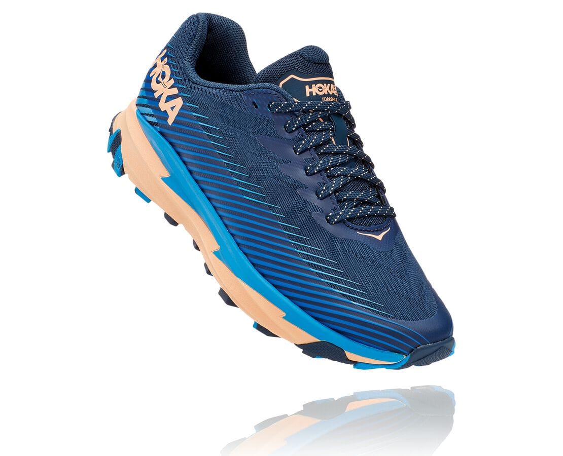 Pantofi Alergare Trail Hoka One One Torrent 2 Dama - Indigo / Cais | Romania POSL79308